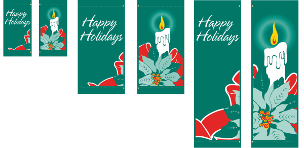 Poinsettia Candle - Image 2