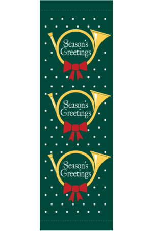 Season's Greetings Horns - Kalamazoo Banner Works