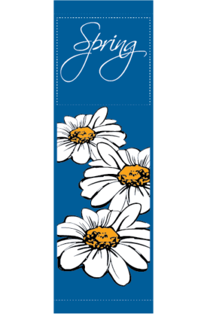 English Daisies - Kalamazoo Banner Works