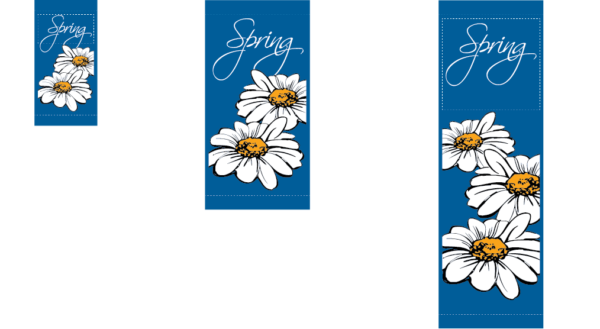 English Daisies - Kalamazoo Banner Works