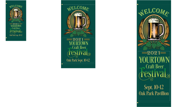 Beer Fest | Beer Festival | Light-pole Banners | Street Banner