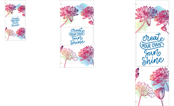 Floral Sketch | Spring and Summer | Ready to print Banners