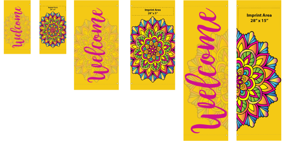 Geometric Spring | Spring and Summer | Ready to Print Street Banners