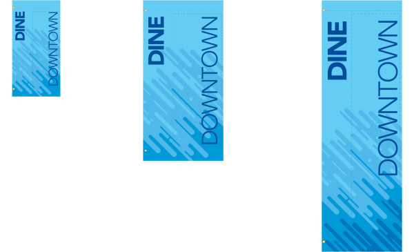 Dine | Spring and Summer | Ready to Print Street Banners