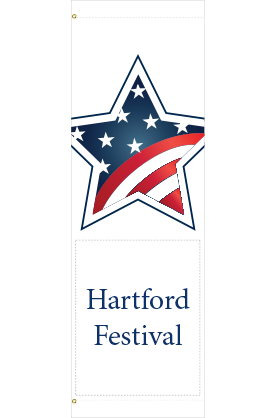 Patriotic Star | Spring and Summer | Ready to Print Street Banners