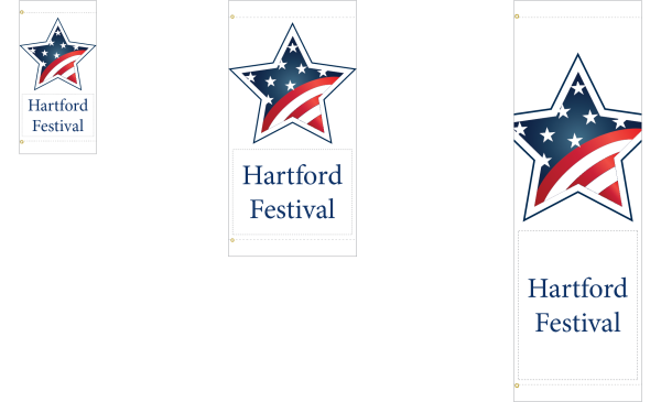 Patriotic Star | Spring and Summer | Ready to Print Street Banners
