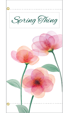 Watercolor Flowers | Spring and Summer | Ready to Print Street Banners