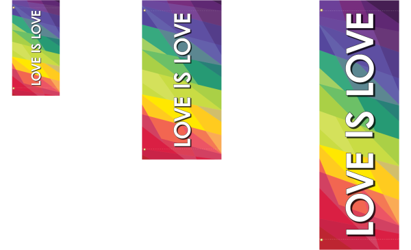 Love is Love | Pride Banners | Ready to Print Street Banners