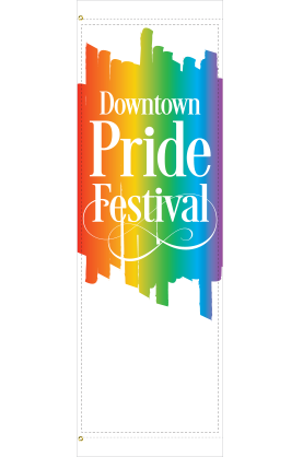 Painted Rainbow | Pride Banners | Ready to Print Street Banners