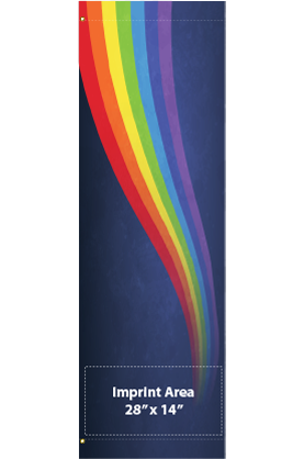 Rainbow Ribbon | Pride Banners | Ready to Print Street Banners