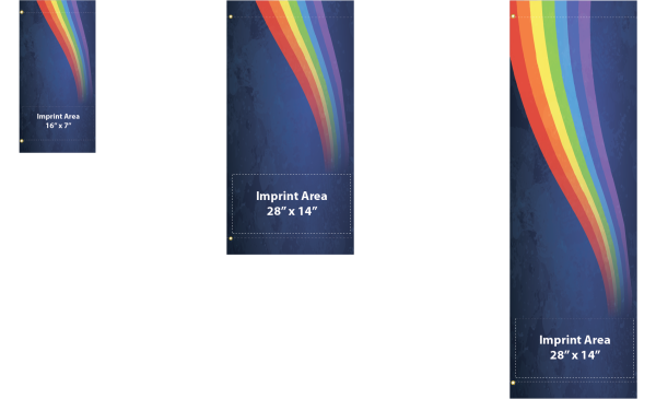 Rainbow Ribbon | Pride Banners | Ready to Print Street Banners