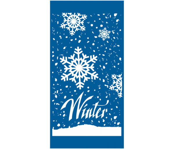 Kalamazoo Banner Works - Winter Snowflakes