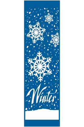 Kalamazoo Banner Works - Winter Snowflakes