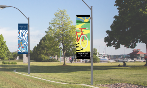 Promote Upcoming Biking Events This Spring With Bike art Banners