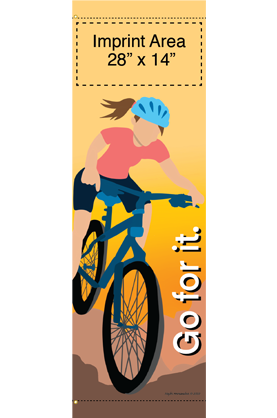 Bike Banners for Trails, Paths, Walkways