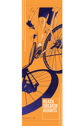 Bike Banners for Trails, Paths, Walkways