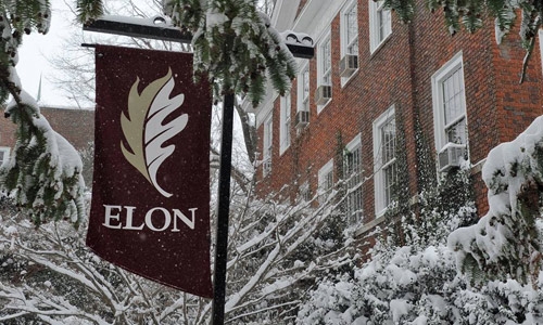 Street Banners Stand Strong in Winter Winds